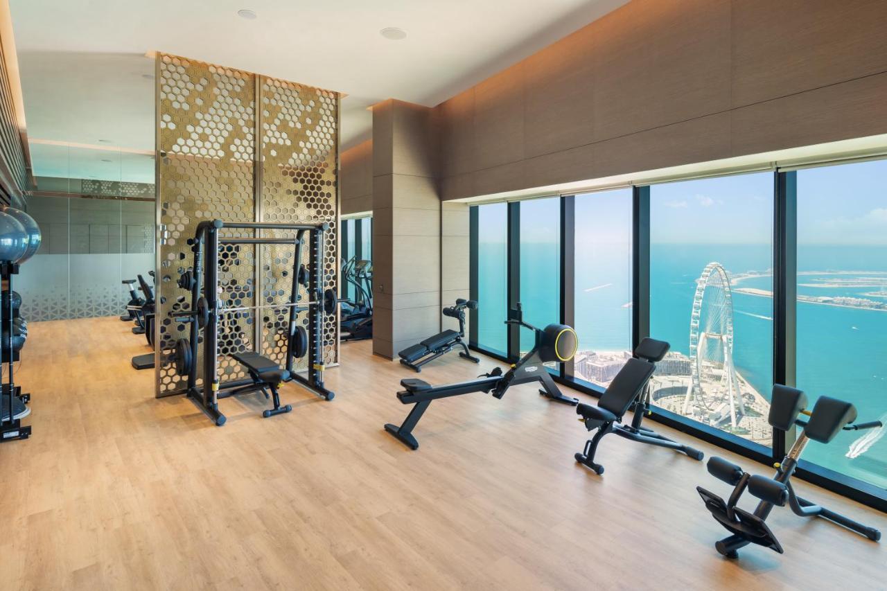 Address Beach Resort Dubai Eksteriør bilde The gym at the hotel